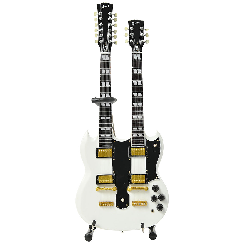 GIBSON ギブソン - SG EDS-1275 Doubleneck White / ミニチュア楽器 【公式 / オフィシャル】