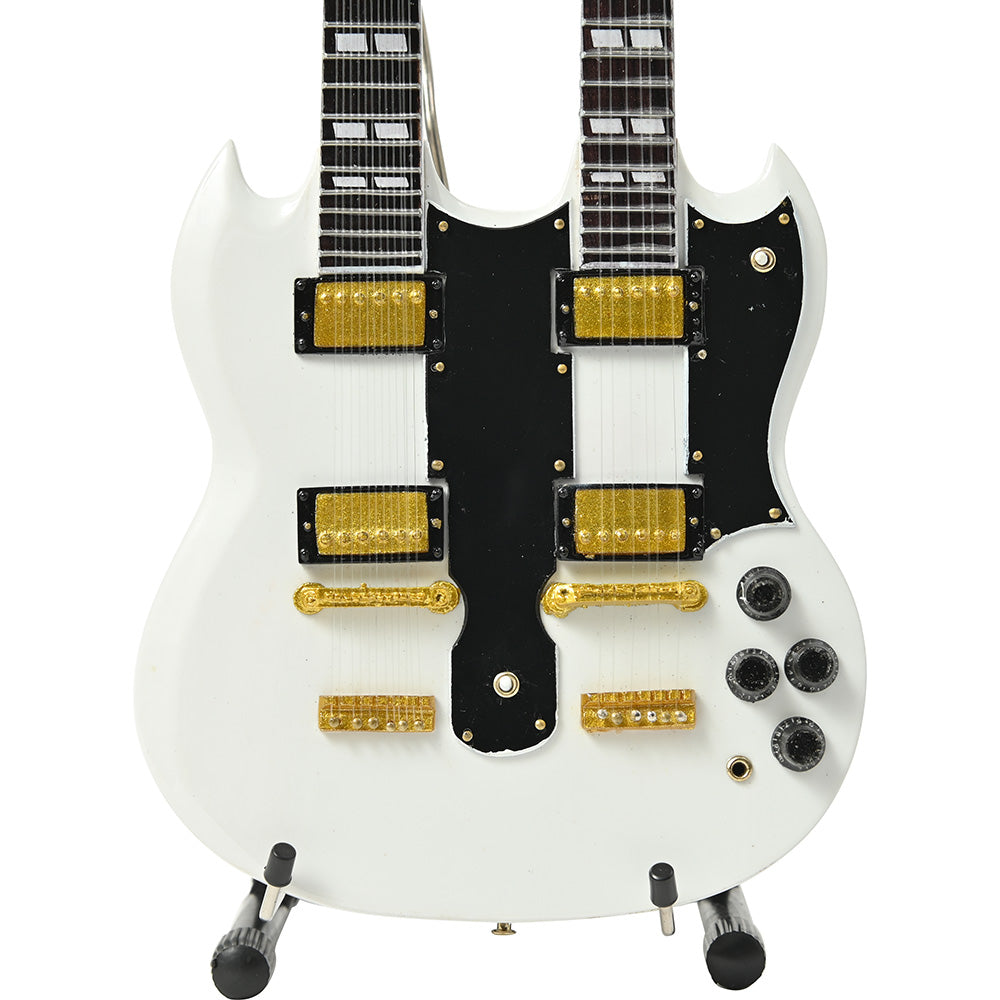 GIBSON ギブソン - SG EDS-1275 Doubleneck White / ミニチュア楽器