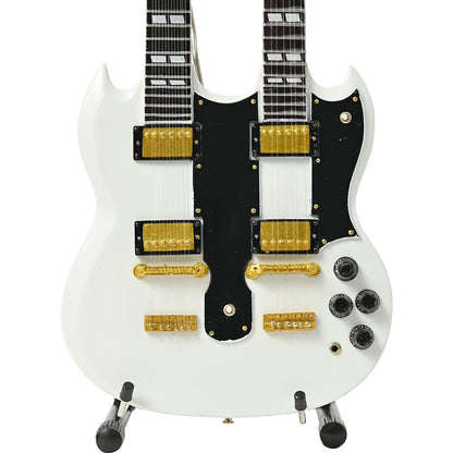 GIBSON ギブソン - SG EDS-1275 Doubleneck White / ミニチュア楽器