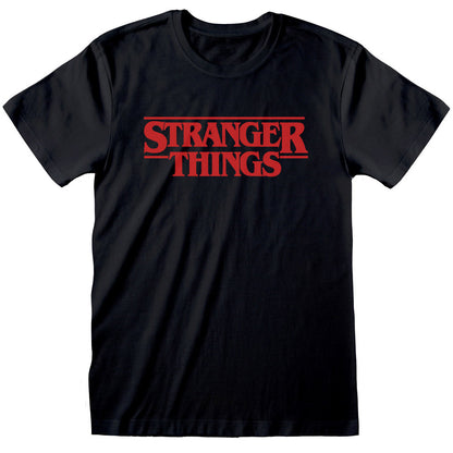 STRANGER THINGS ストレンジャー・シングス (シーズン5 2025年配信決定 ) - LOGO BLACK / Tシャツ / メンズ 【公式 / オフィシャル】