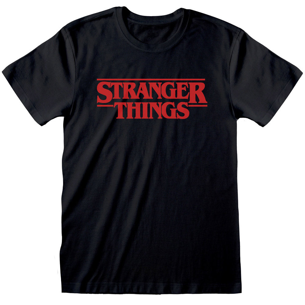 STRANGER THINGS ストレンジャー・シングス (シーズン5 2025年配信決定 ) - LOGO BLACK / Tシャツ / メンズ 【公式 / オフィシャル】
