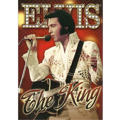 ELVIS PRESLEY - (生誕 90周年 ) - The King Red Background