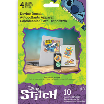 STITCH - LILO & STITCH DEVICE DECALS WITH FOIL / 10種類