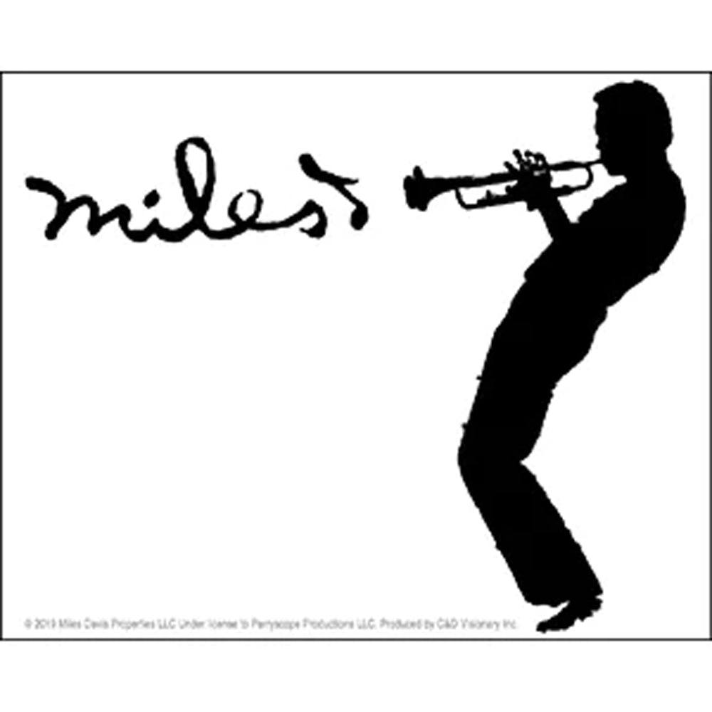 MILES DAVIS マイルスデイヴィス - Logo / ステッカー 【公式 / オフィシャル】