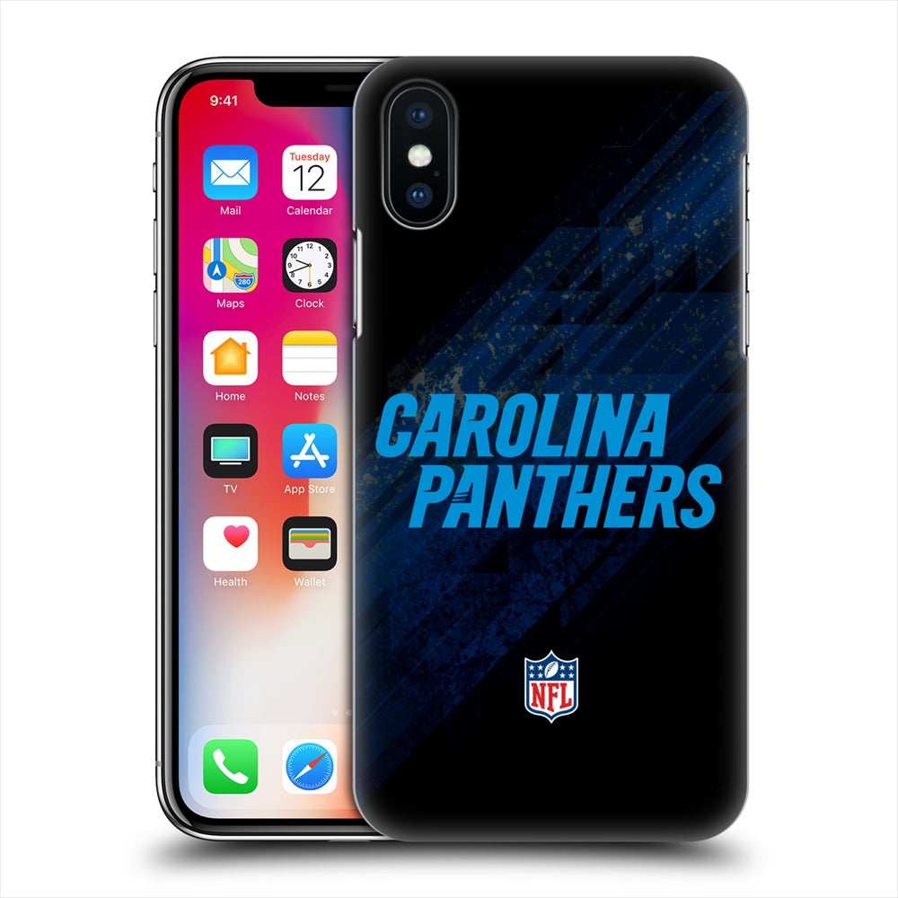 CAROLINA PANTHERS（NFL） カロライナパンサーズ - Blur ハード case / Apple iPhoneケース 【公式 / オフィシャル】