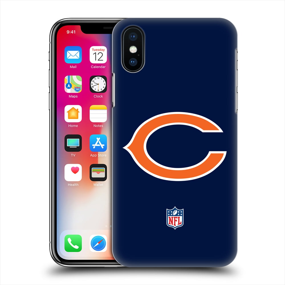 CHICAGO BEARS（NFL） シカゴベアーズ - Plain ハード case / Apple iPhoneケース 【公式 / オフィシャル】