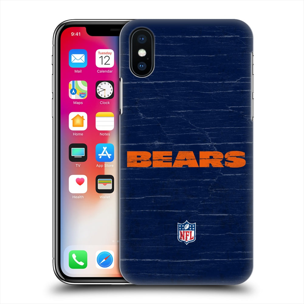 CHICAGO BEARS（NFL） シカゴベアーズ - Distressed ハード case / Apple iPhoneケース 【公式 / オフィシャル】