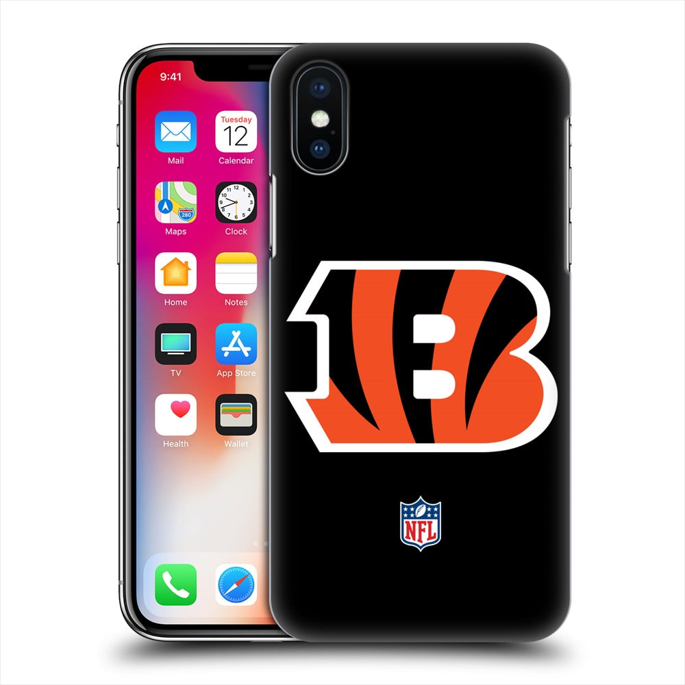 CINCINNATI BENGALS（NFL） シンシナティベンガルズ - Plain ハード case / Apple iPhoneケース 【公式 / オフィシャル】