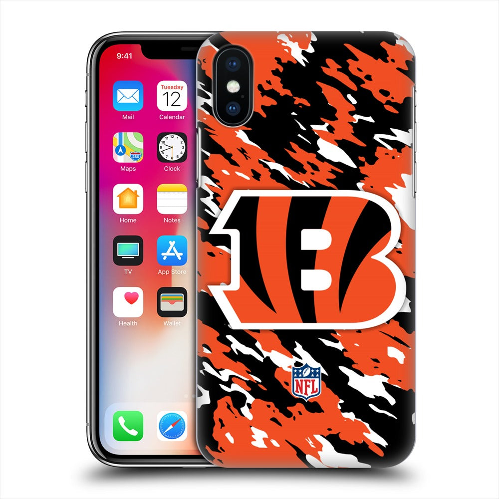 CINCINNATI BENGALS（NFL） シンシナティベンガルズ - Camou ハード case / Apple iPhoneケース 【公式 / オフィシャル】
