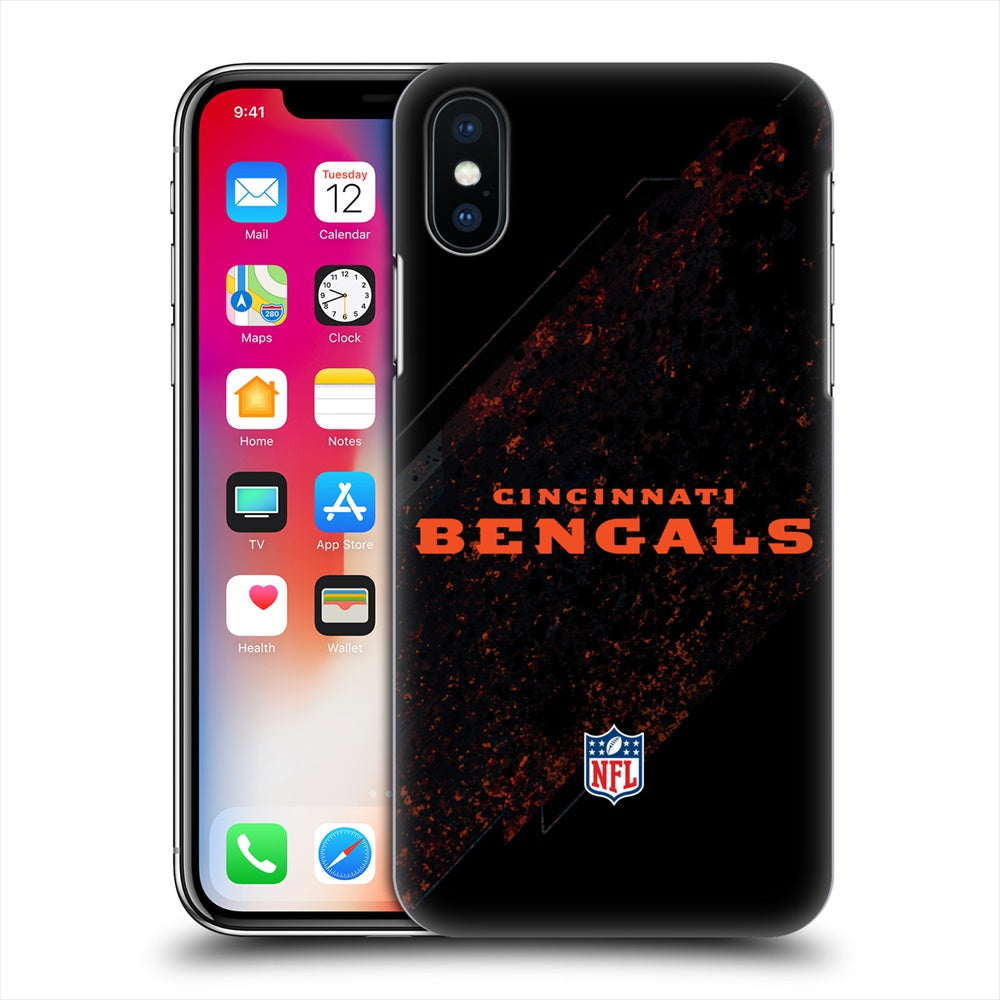 CINCINNATI BENGALS（NFL） シンシナティベンガルズ - Blur ハード case / Apple iPhoneケース 【公式 / オフィシャル】