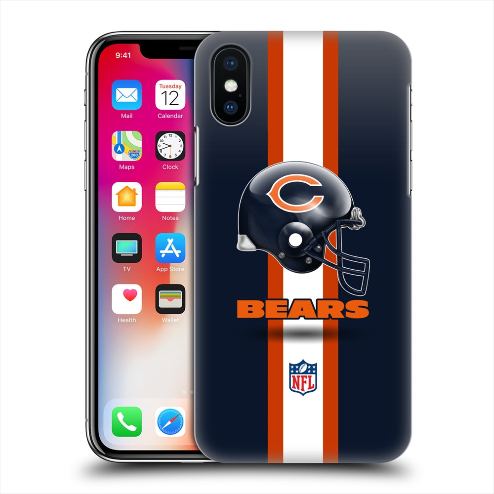 CHICAGO BEARS（NFL） シカゴベアーズ - Helmet ハード case / Apple iPhoneケース 【公式 / オフィシャル】