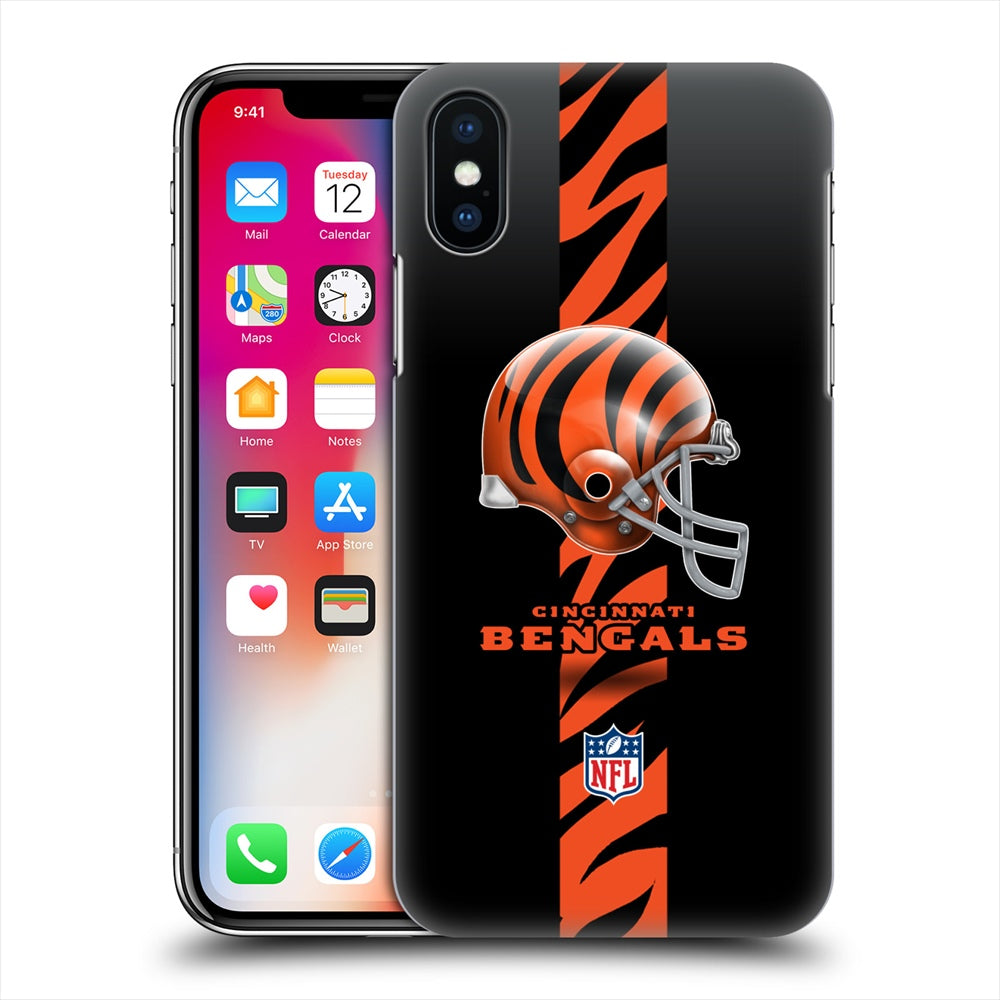 CINCINNATI BENGALS（NFL） シンシナティベンガルズ - Helmet ハード case / Apple iPhoneケース 【公式 / オフィシャル】