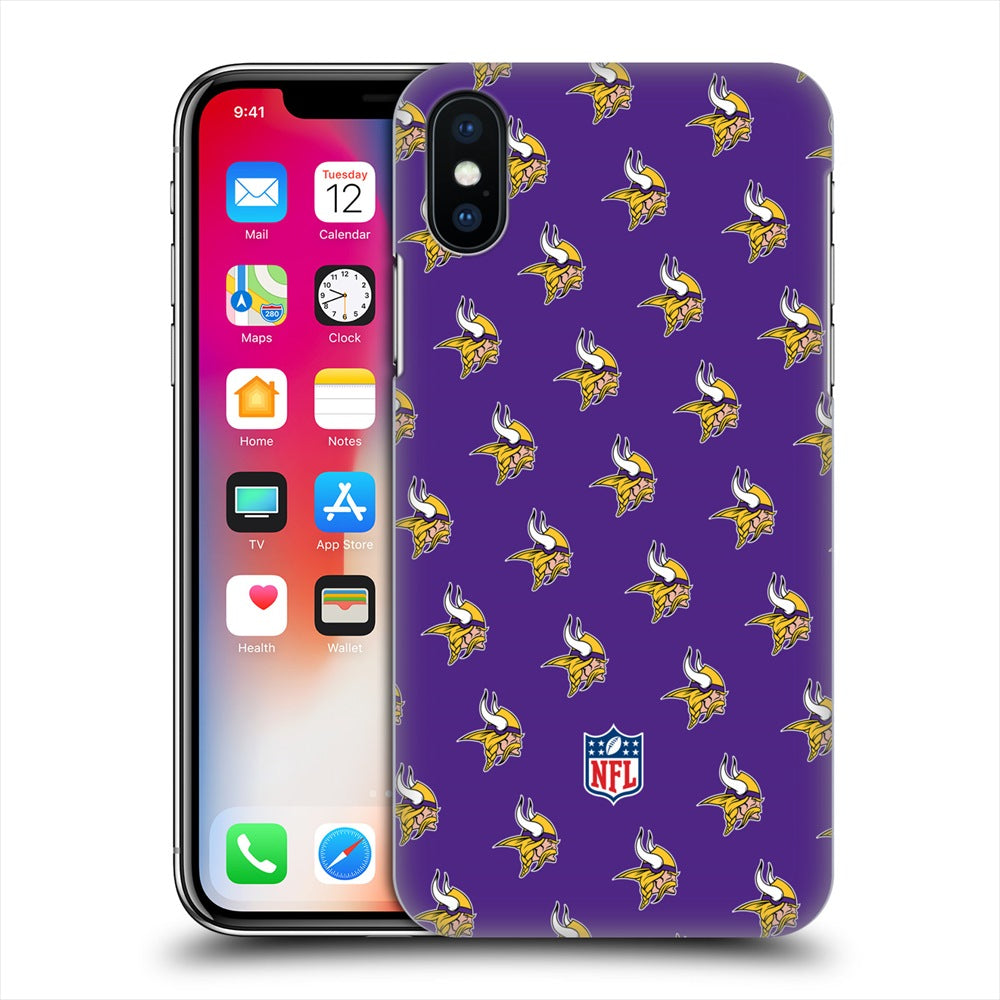 MINNESOTA VIKINGS（NFL） ミネソタバイキングス - Patterns ハード case / Apple iPhoneケース 【公式 / オフィシャル】