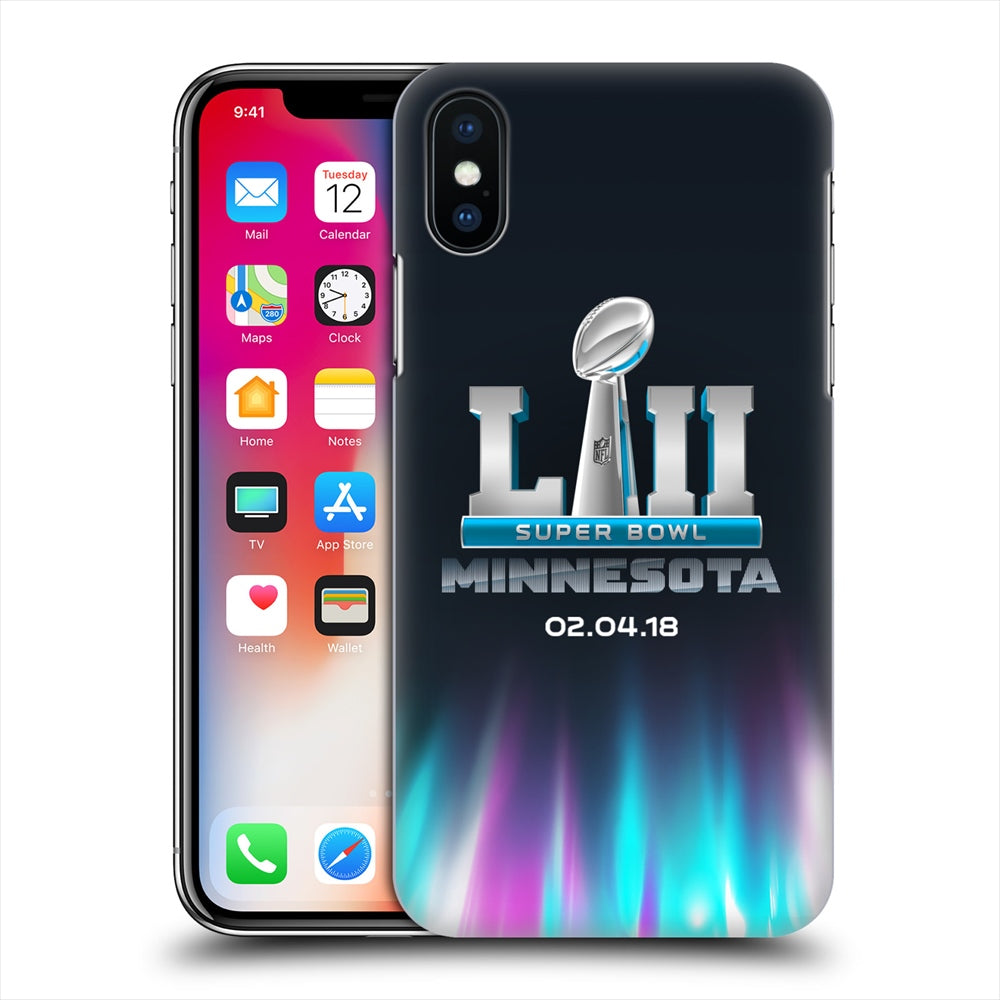 MINNESOTA VIKINGS（NFL） ミネソタバイキングス - Northern Lights Glow ハード case / Apple iPhoneケース 【公式 / オフィシャル】