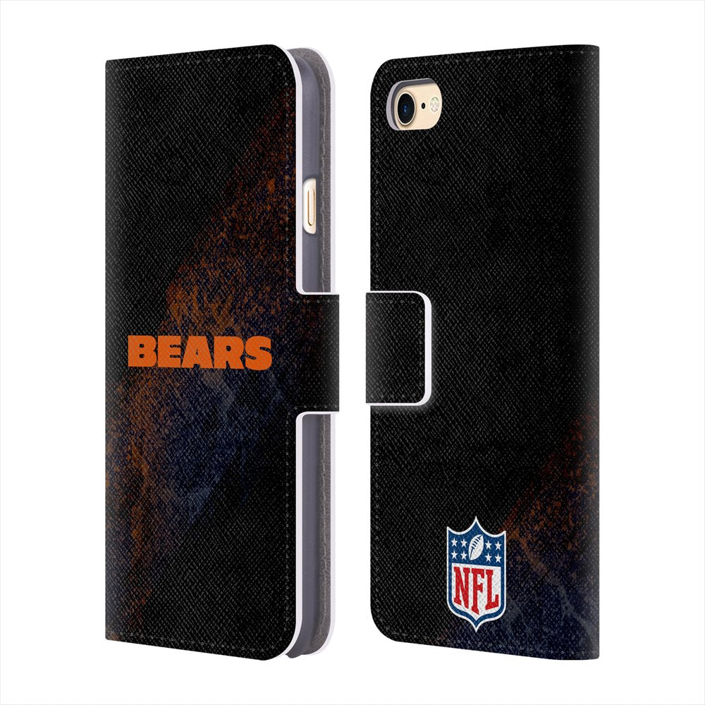 CHICAGO BEARS（NFL） シカゴベアーズ - Blur レザー手帳型 / Apple iPhoneケース 【公式 / オフィシャル】