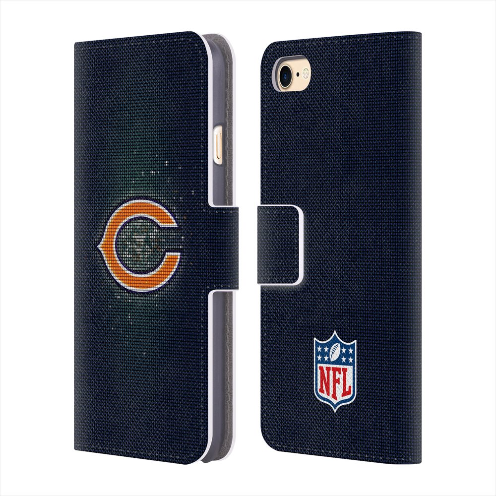 CHICAGO BEARS（NFL） シカゴベアーズ - LED レザー手帳型 / Apple iPhoneケース 【公式 / オフィシャル】