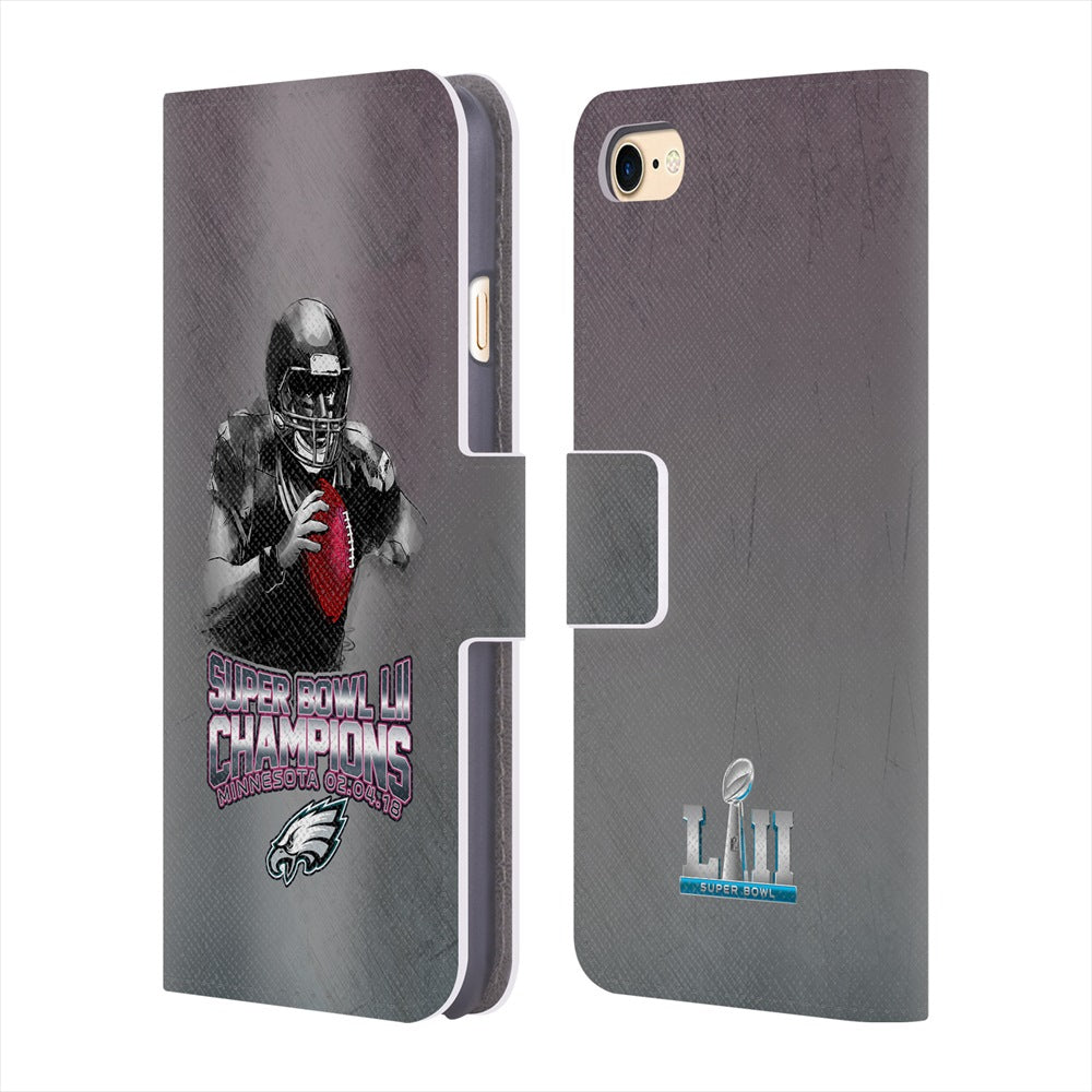 PHILADELPHIA EAGLES（NFL） フィラデルフィアイーグルス - Philadelphia Eagles 2 レザー手帳型 / Apple iPhoneケース 【公式 / オフィシャル】