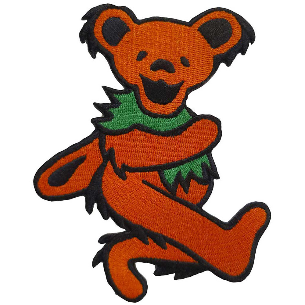 GRATEFUL DEAD グレイトフルデッド (結成 60周年 ) - Orange Dancing Bear / ワッペン 【公式 / オフィシャル】