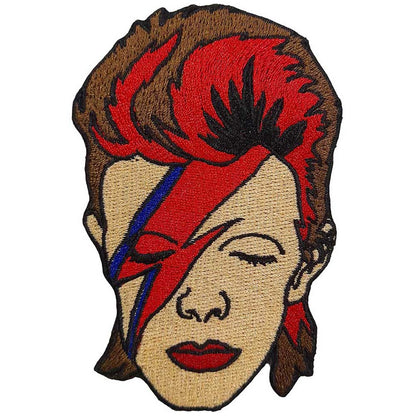 DAVID BOWIE デヴィッドボウイ - Ziggy Face / ワッペン 【公式 / オフィシャル】