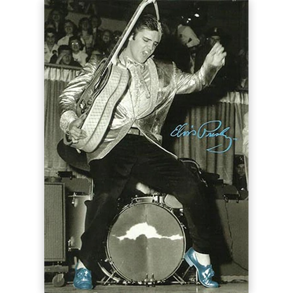 ELVIS PRESLEY エルヴィスプレスリー (生誕 90周年 ) - Dancing Blue Suede Shoes / ポストカード・レター 【公式 / オフィシャル】