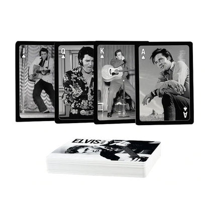 ELVIS PRESLEY エルヴィスプレスリー (生誕 90周年 ) - BW PLAYING CARDS / トランプ 【公式 / オフィシャル】