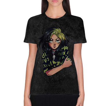 BILLIE EILISH ビリーアイリッシュ - Anime Billie / タイダイ / Tシャツ / メンズ
