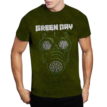 GREEN DAY グリーンデイ - Gas Mask / タイダイ / Tシャツ / メンズ