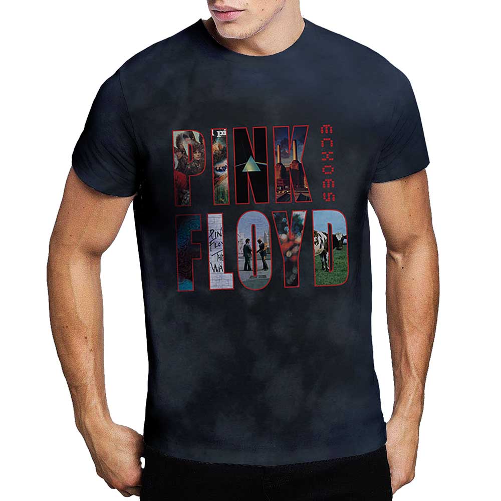PINK FLOYD ピンクフロイド (結成 60周年 ) - Echoes Album Montage / タイダイ / Tシャツ / メンズ 【公式 / オフィシャル】