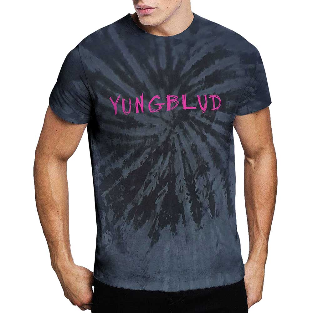 YUNGBLUD ヤングブラッド (SUMMER SONIC 2025 来日 ) - Scratch Logo / タイダイ / Tシャツ / メンズ 【公式 / オフィシャル】