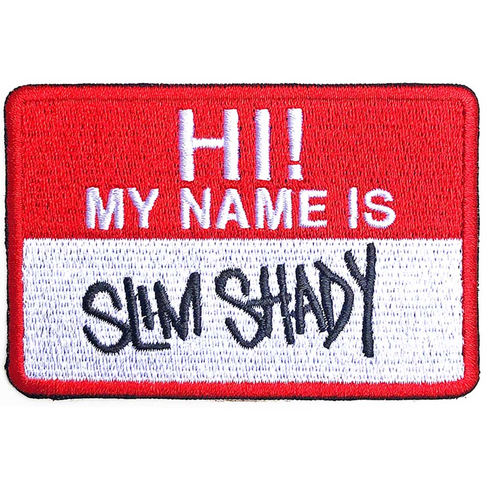 EMINEM - Slim Shady Name Badge