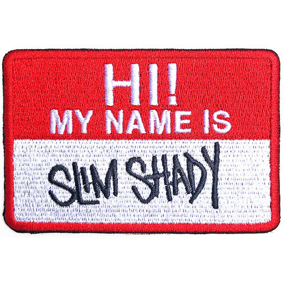 EMINEM - Slim Shady Name Badge