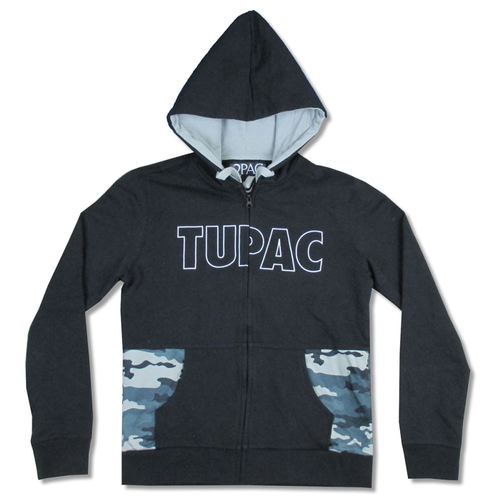 2PAC 2 Pack - CAMO ZIP UP HOODED FLEECE [Limited Edition] / Hoodie / Sweatshirt / Men's