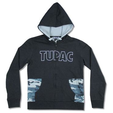 2PAC 2 Pack - CAMO ZIP UP HOODED FLEECE [Limited Edition] / Hoodie / Sweatshirt / Men's