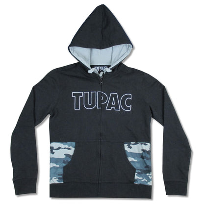 2PAC 2 Pack - CAMO ZIP UP HOODED FLEECE [Limited Edition] / Hoodie / Sweatshirt / Men's