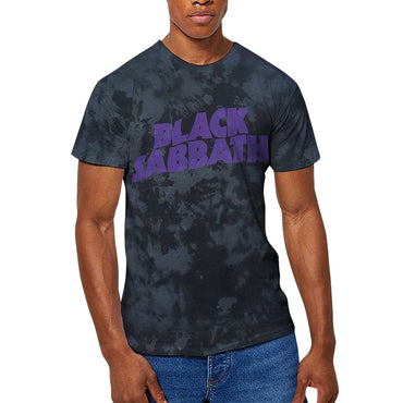 BLACK SABBATH ブラックサバス (OZZY OSBOURNE 追悼 ) - Wavy Logo / タイダイ / Tシャツ / メンズ