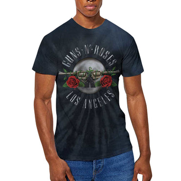 GUNS N ROSES ガンズアンドローゼズ (結成 40周年 ) - Los Angeles / タイダイ / Tシャツ / メンズ 【公式 / オフィシャル】