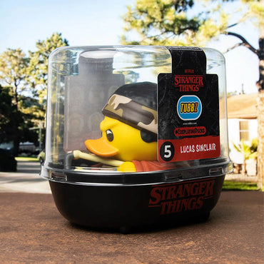 STRANGER THINGS (Season 5 to be released in 2025) - LUCAS SINCLAIR TUBBZ Rubber Duck / Figures &amp; Dolls