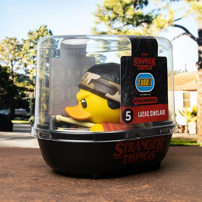 STRANGER THINGS (Season 5 to be released in 2025) - LUCAS SINCLAIR TUBBZ Rubber Duck / Figures &amp; Dolls