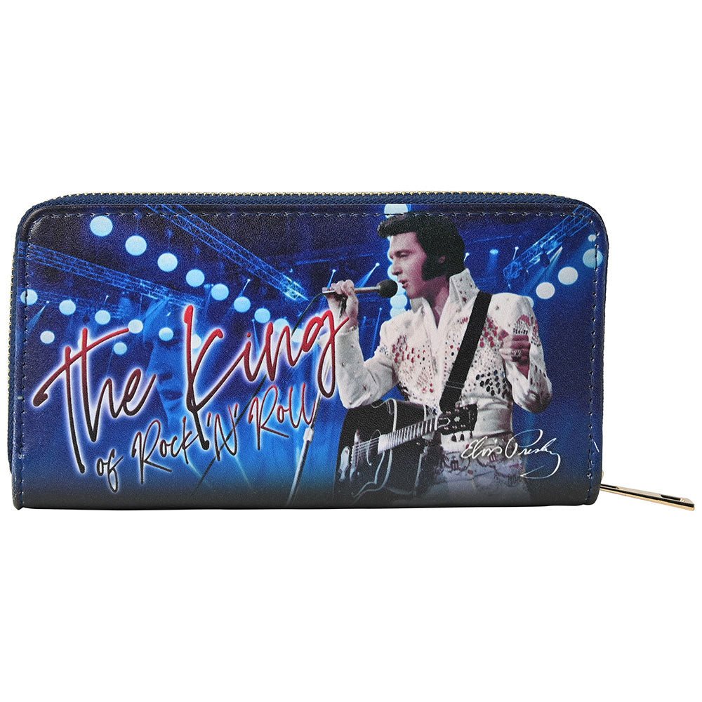 ELVIS PRESLEY エルヴィスプレスリー (生誕 90周年 ) - The King 'Blue' w/White Jumpsuit / 財布 - PGS