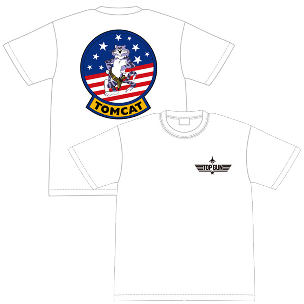 TOP GUN トップガン (アイスマン追悼 ) - TOMCAT / バックプリントあり / Tシャツ / メンズ 【公式 / オフィシャル】