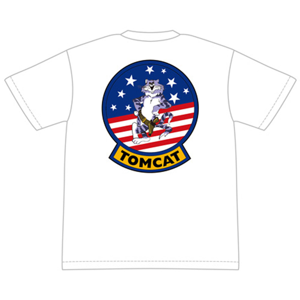 
                  
                    TOP GUN トップガン (アイスマン追悼 ) - TOMCAT / バックプリントあり / Tシャツ / メンズ 【公式 / オフィシャル】
                  
                