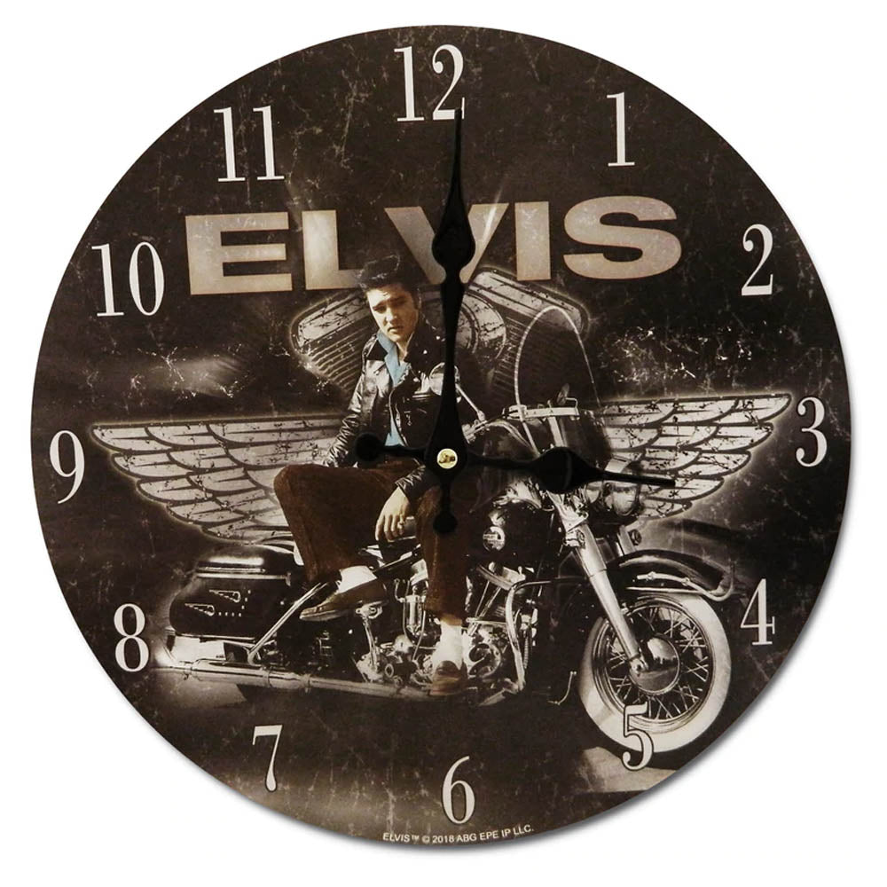 ELVIS PRESLEY エルヴィスプレスリー (生誕 90周年 ) - Motorcycle w/Wings / 時計 【公式 / オフィシャル】