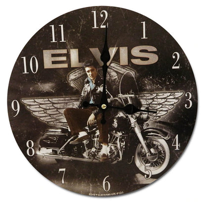 ELVIS PRESLEY エルヴィスプレスリー (生誕 90周年 ) - Motorcycle w/Wings / 時計 【公式 / オフィシャル】