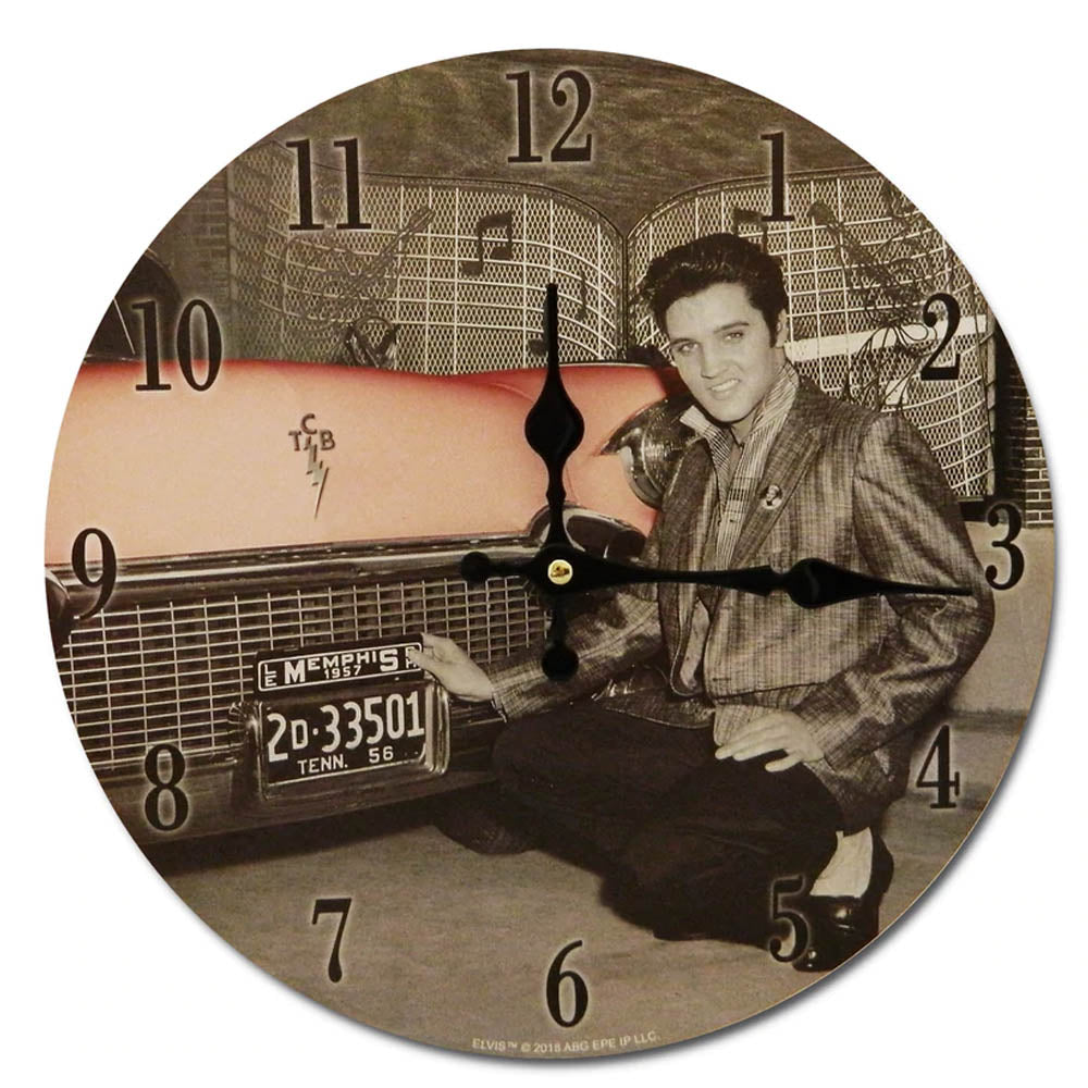 ELVIS PRESLEY - (生誕 90周年 ) - In Front of Car