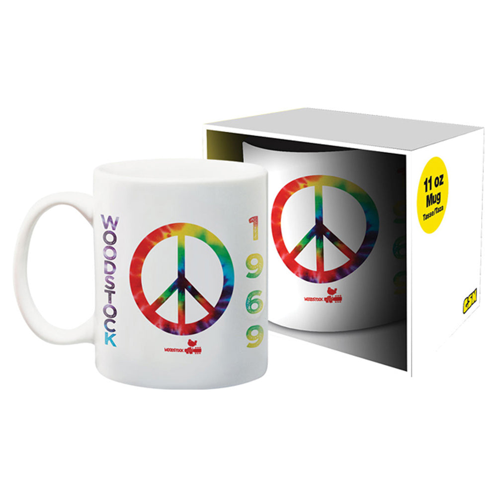WOODSTOCK ウッドストック - TIE DYE PEACE / マグカップ 【公式 / オフィシャル】
