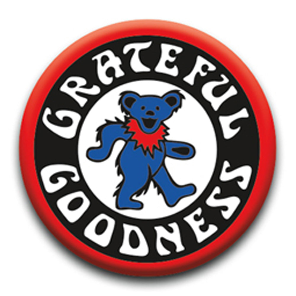 GRATEFUL DEAD グレイトフルデッド (結成 60周年 ) - GOODNESS / バッジ 【公式 / オフィシャル】