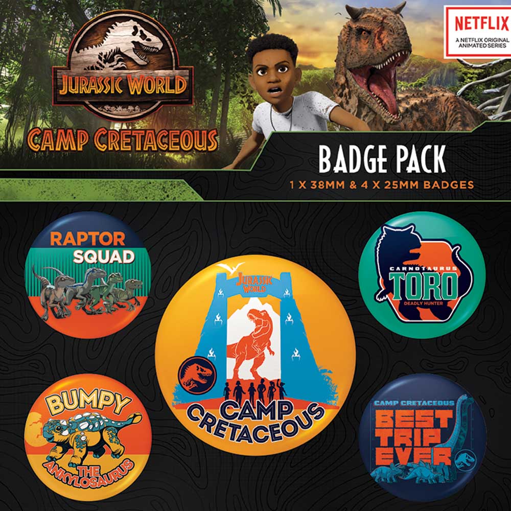 JURASSIC WORLD - (公開 10周年 ) - Camp Cretaceous / 5個セット