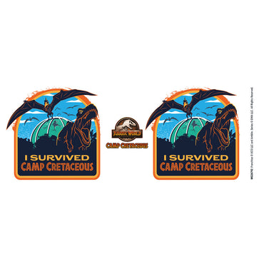 JURASSIC WORLD ジュラシックワールド (公開 10周年 ) - Camp Cretaceous / I Survived / マグカップ