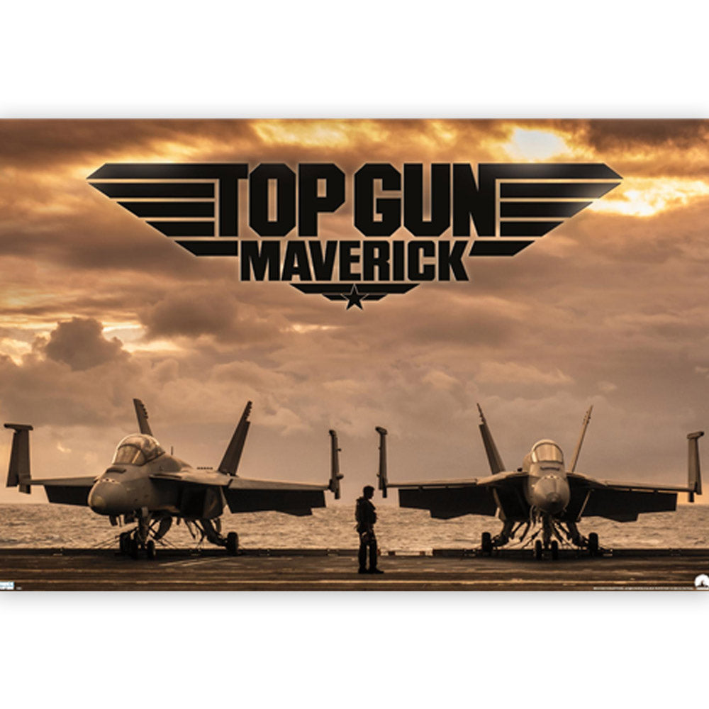 TOP GUN トップガン (アイスマン追悼 ) - MAVERICK / DECK / ポスター 【公式 / オフィシャル】