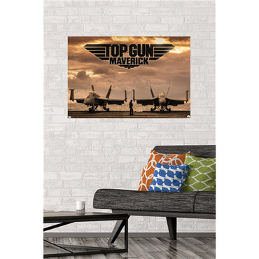 TOP GUN トップガン (アイスマン追悼 ) - MAVERICK / DECK / ポスター 【公式 / オフィシャル】